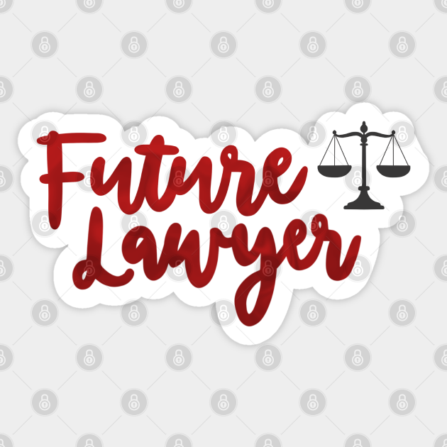 Future Lawyer Lawyer Sticker TeePublic
